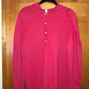 GAP Body Cherry Red Hoodie Size Large